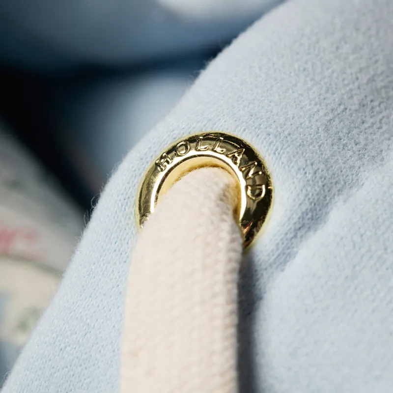 Holland Cooper Varsity Ladies Hoodie - Pale Blue-4