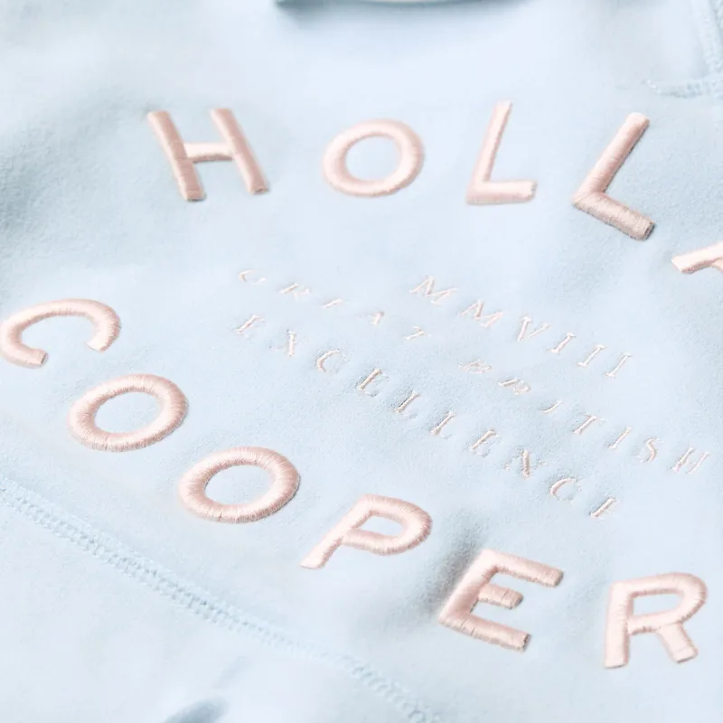 Holland Cooper Varsity Ladies Hoodie - Pale Blue-5