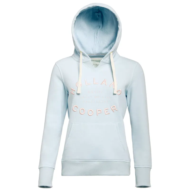 Holland Cooper Varsity Ladies Hoodie - Pale Blue-7