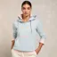 Holland Cooper Varsity Ladies Hoodie - Pale Blue