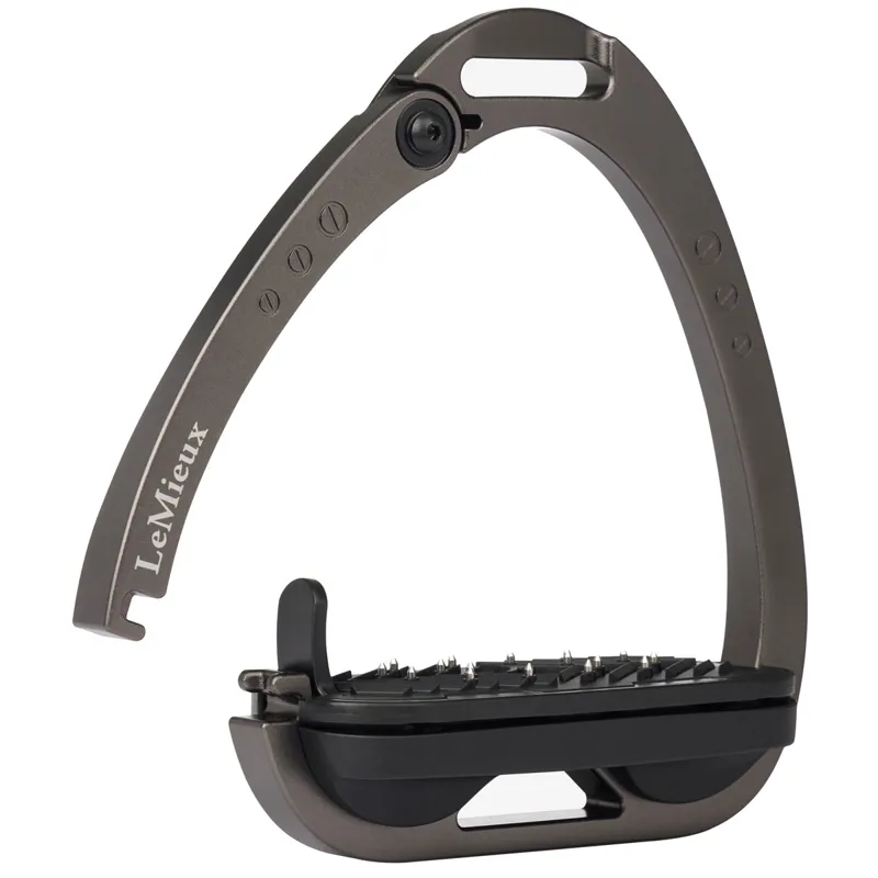 LeMieux Vector Control Flat Safety Stirrups - Carbon-3