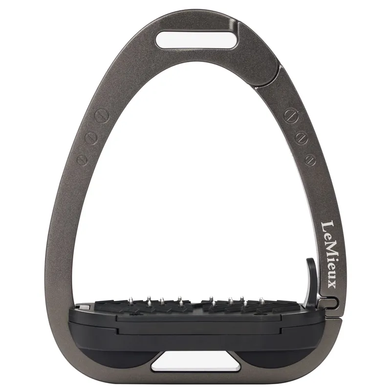 LeMieux Vector Control Flat Safety Stirrups - Carbon-4