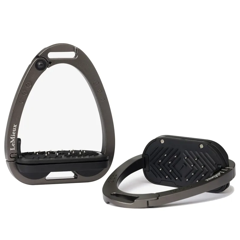 LeMieux Vector Control Flat Safety Stirrups - Carbon