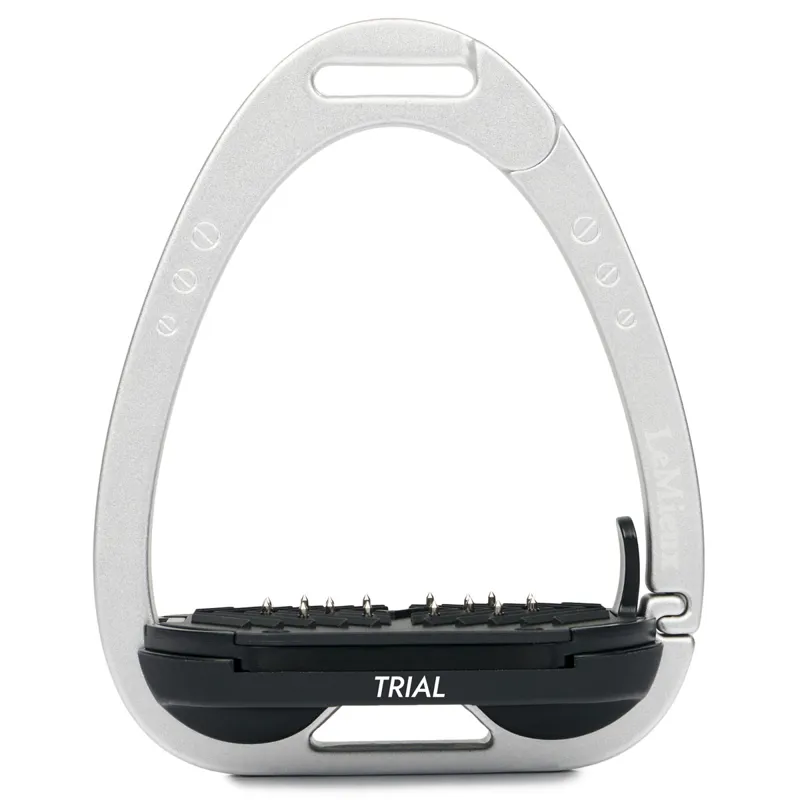 LeMieux Vector Control Flat Safety Stirrups - Aluminium - TRIAL