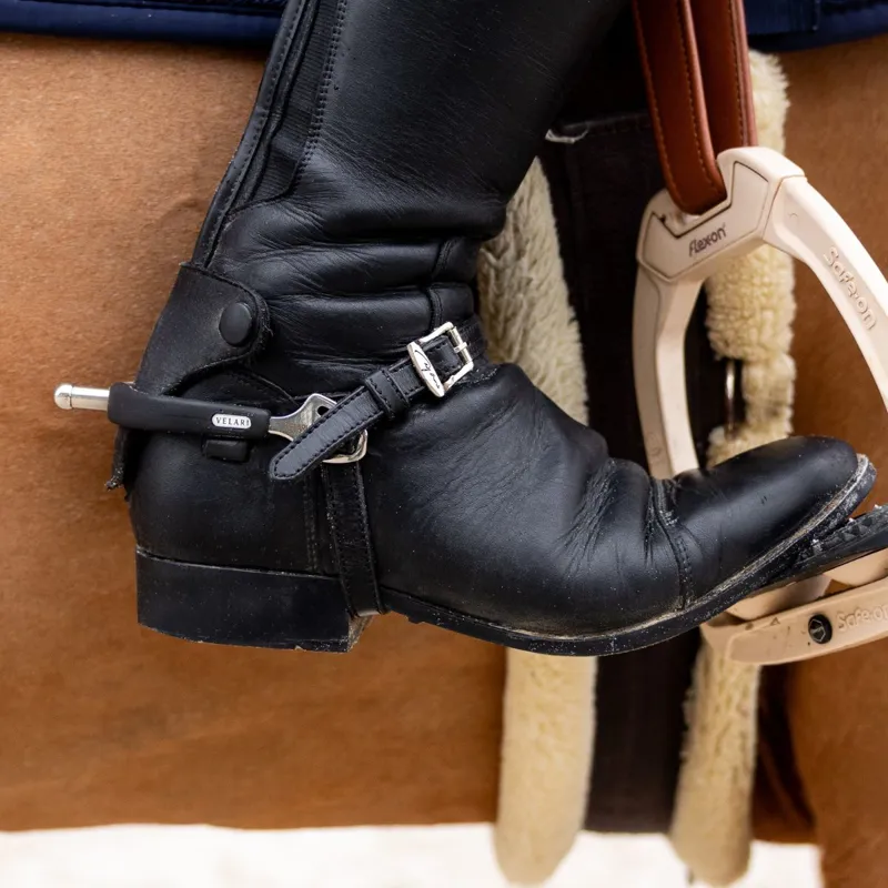 Velari Rubber Covered Ball Shaped Stainless Steel Spurs-1