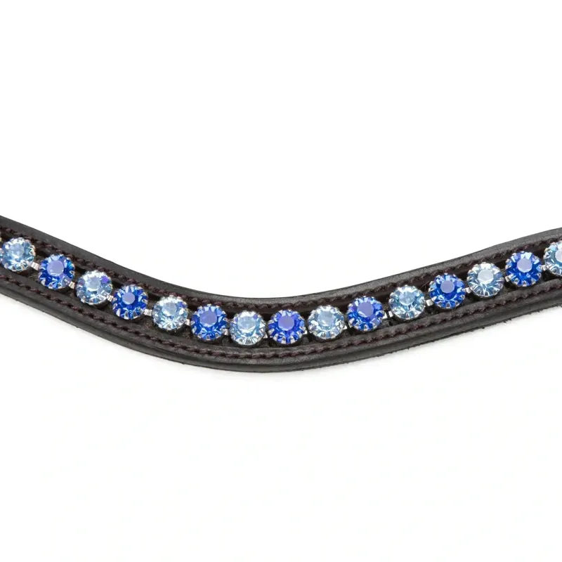 Velociti GARA Diamante Browband - Havana/Blue Diamante-4
