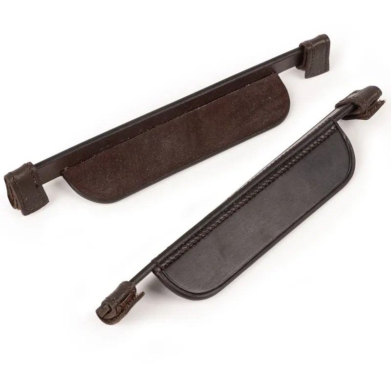 Velociti GARA Leather Blinkers - Havana