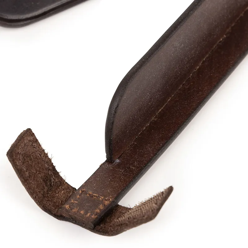 Velociti GARA Leather Blinkers - Havana-3