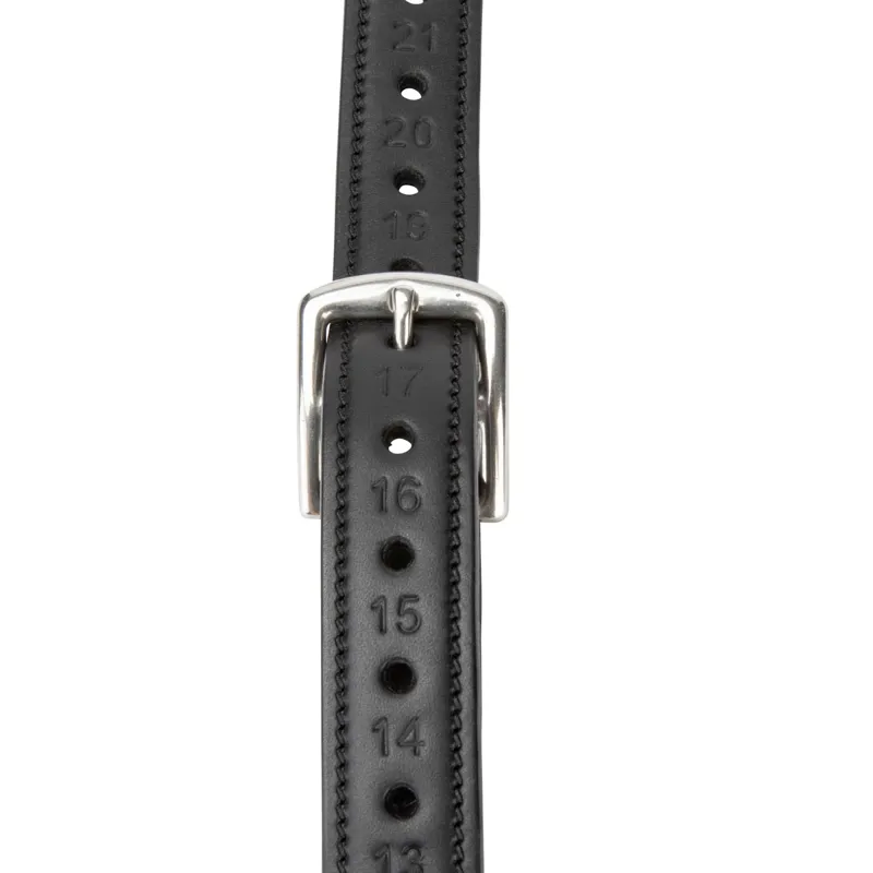 Velociti Lusso Non Stretch Stirrup Leathers - Black-3