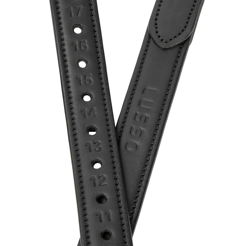 Velociti Lusso Non Stretch Stirrup Leathers - Black-2