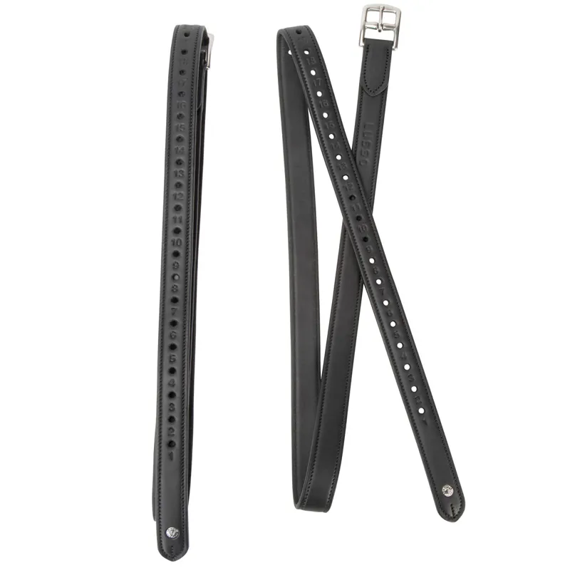Velociti Lusso Non Stretch Stirrup Leathers - Black