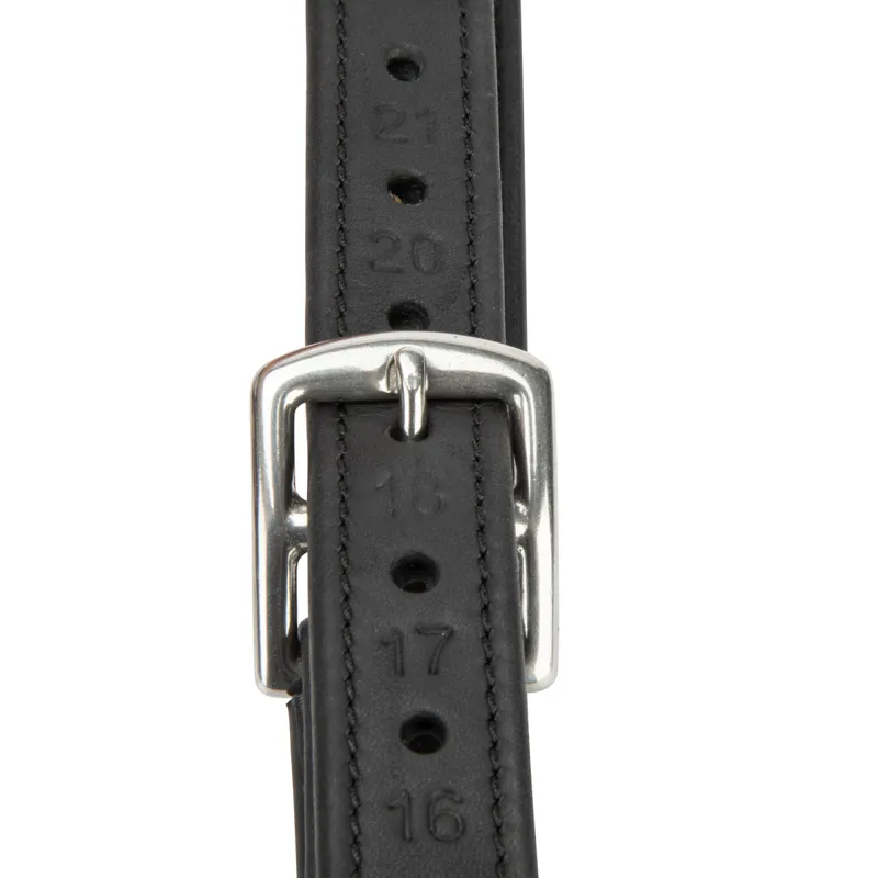 Velociti Lusso Wrapped Stirrup Leathers - Black-3