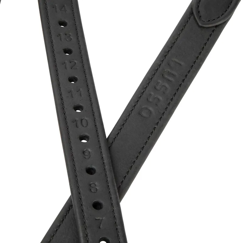 Velociti Lusso Wrapped Stirrup Leathers - Black-2