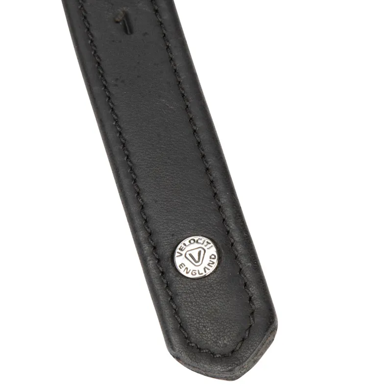 Velociti Lusso Wrapped Stirrup Leathers - Black-1