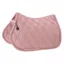 Eskadron Platinum Velours Crystal Saddlecloth - Soft Rouge