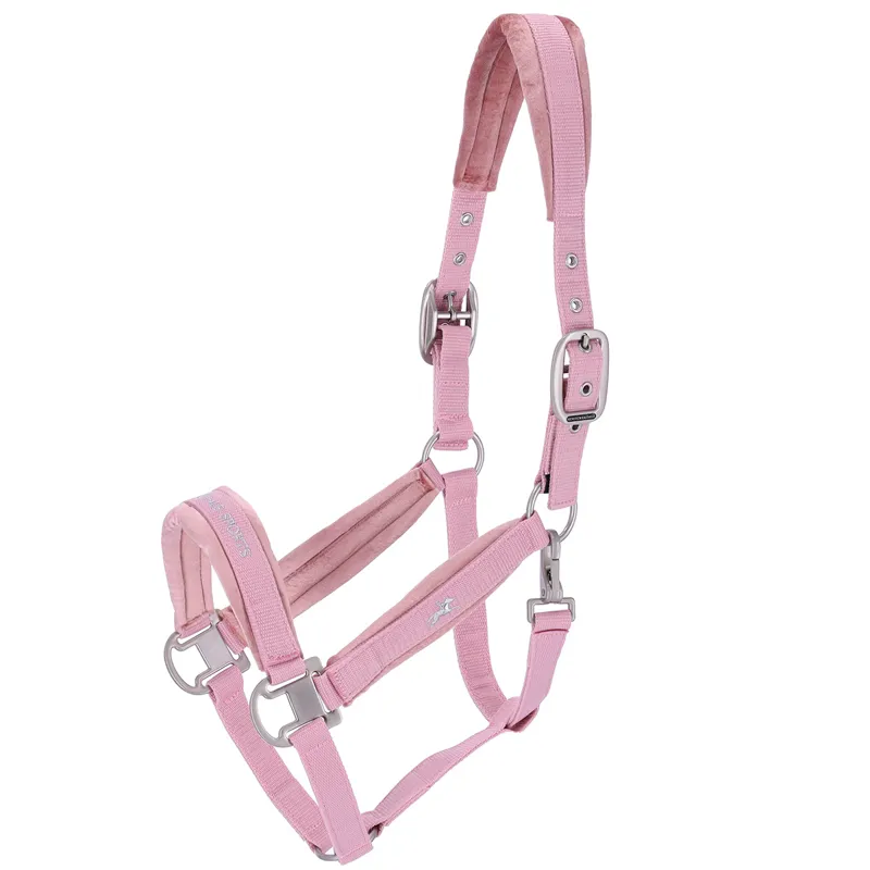 Schockemohle Soft Velvet Headcollar - Dusty Pink