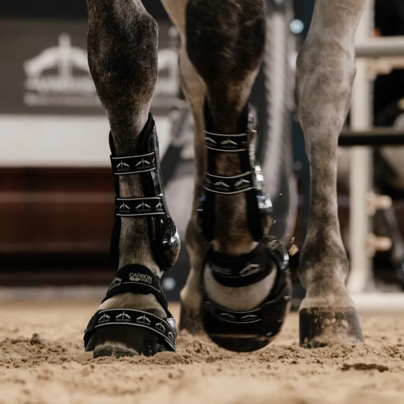Veredus Carbon Gel Absolute Front Tendon Boots - Black-7