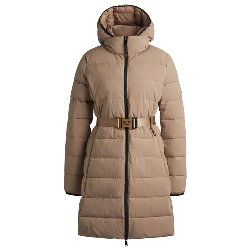 BOSS Equestrian Vespa Womens Puffer Coat - Camel-1