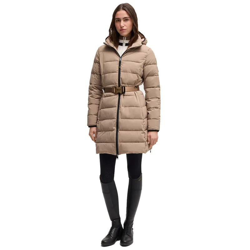 BOSS Equestrian Vespa Womens Puffer Coat - Camel-6