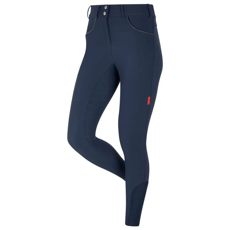 LeMieux Victoria Silicone Full Seat Ladies Breeches - Navy