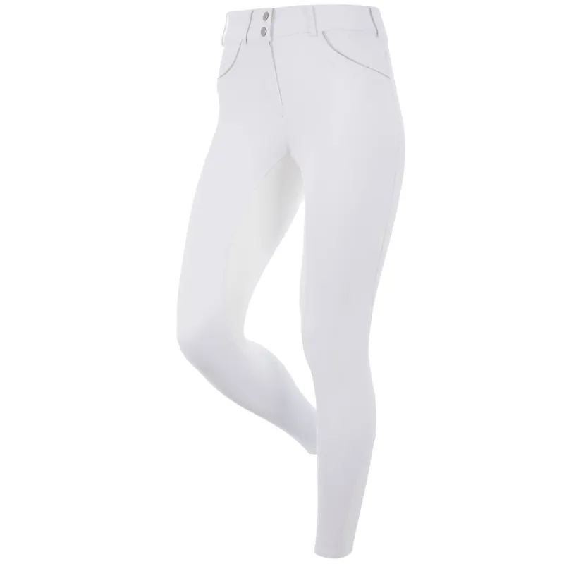 LeMieux Victoria Suede Seat Ladies Competition Breeches - White