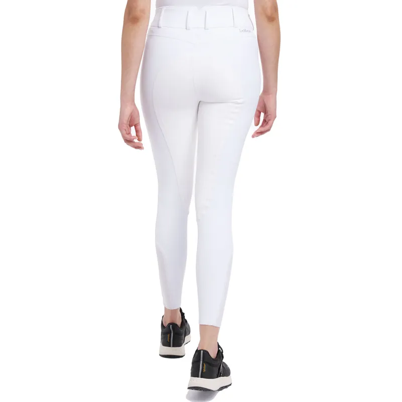 LeMieux Victoria Suede Seat Ladies Competition Breeches - White-1