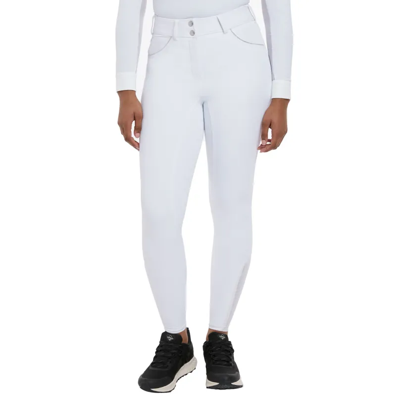 LeMieux Victoria Silicone Ladies Competition Breeches - White-4