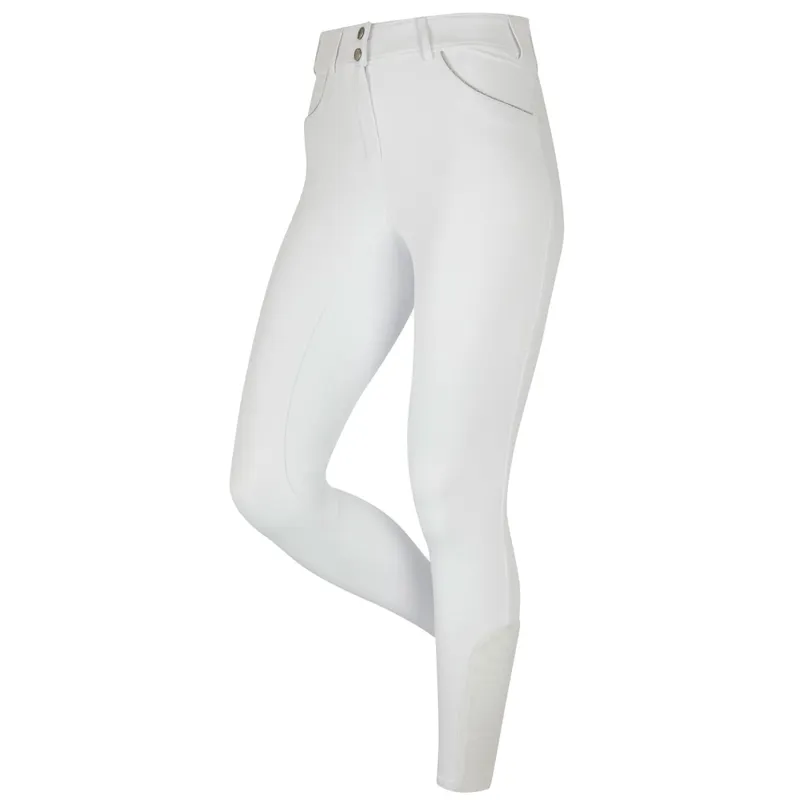 LeMieux Victoria Silicone Ladies Competition Breeches - White