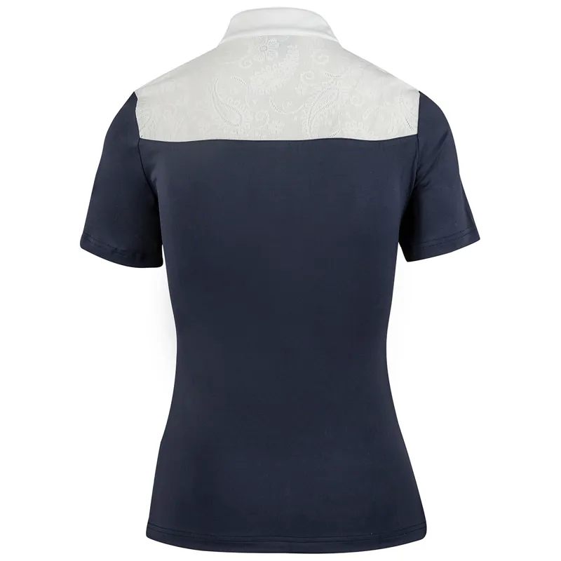 Woof Wear Vision Ladies Show Shirt - Navy/White-9