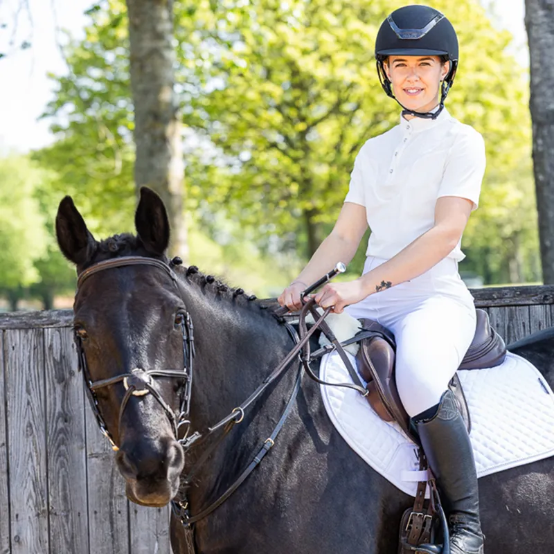 Woof Wear Vision Ladies Show Shirt - White-2