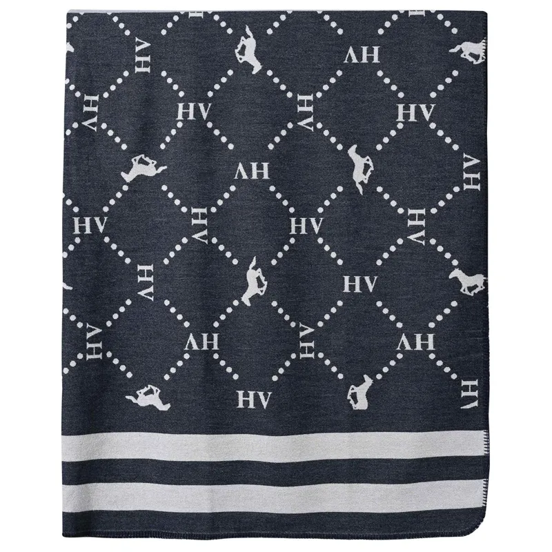 HV Polo Blanket Vivianne - Navy-2