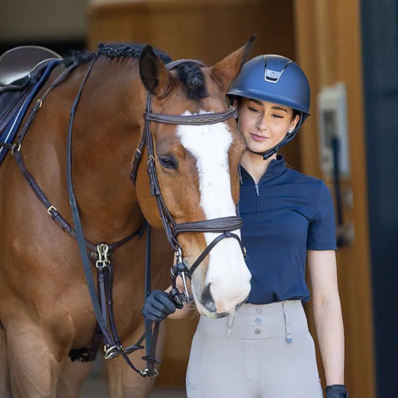 Woof Wear Tech Short Sleeve Ladies Top - Navy-13
