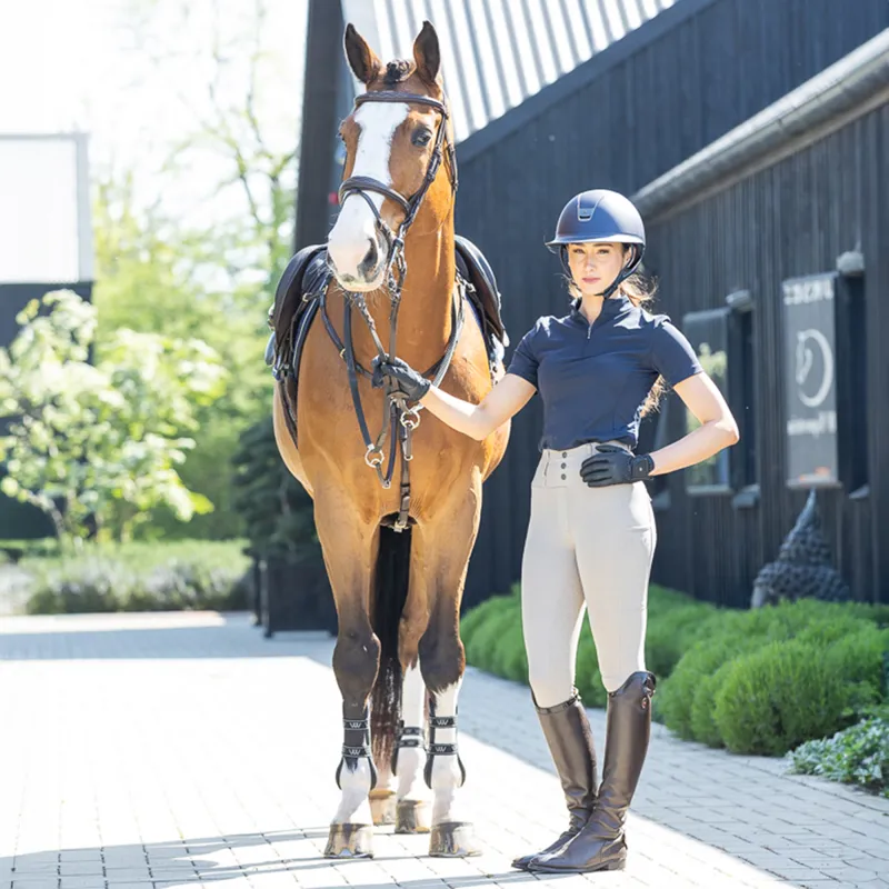 Woof Wear Tech Short Sleeve Ladies Top - Navy-12