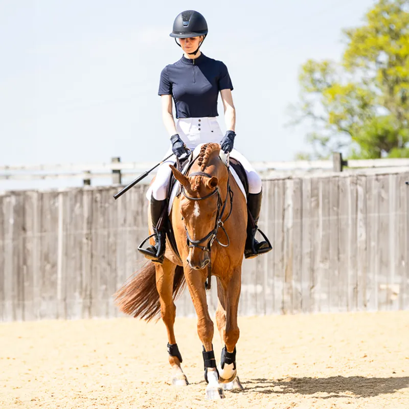 Woof Wear Tech Short Sleeve Ladies Top - Navy-4