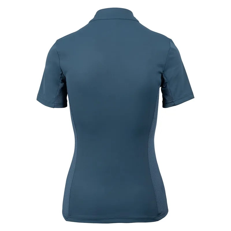Woof Wear Tech Short Sleeve Ladies Top - Petrol Blue-2