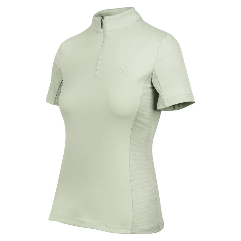 Woof Wear Tech Short Sleeve Ladies Top - Sage Green-1