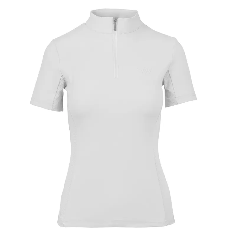 Woof Wear Tech Short Sleeve Ladies Top - White-1