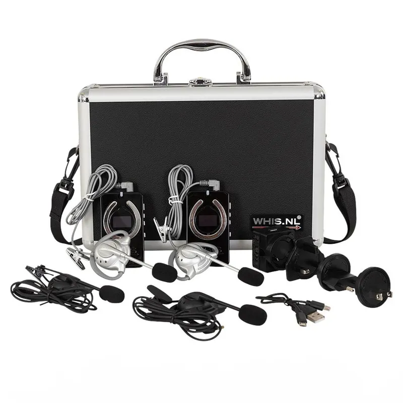 WHIS Competition Communication System Headsets - Black-3