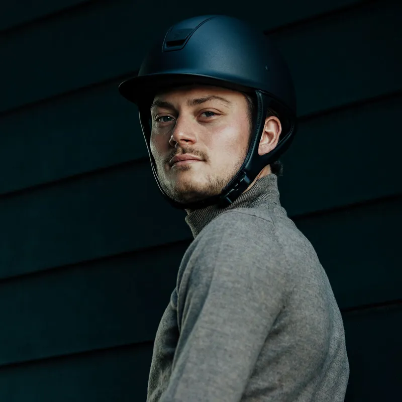 Samshield Shadowmatt Dark Line Standard Riding Hat - Black-3