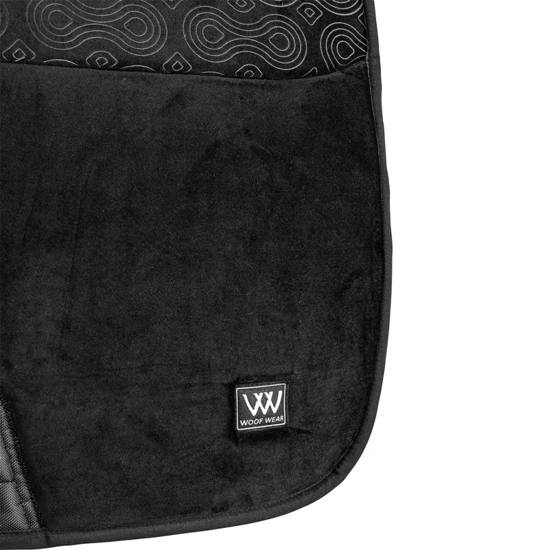 Woof Wear Elite Comfort Dressage Saddlecloth - Black-1