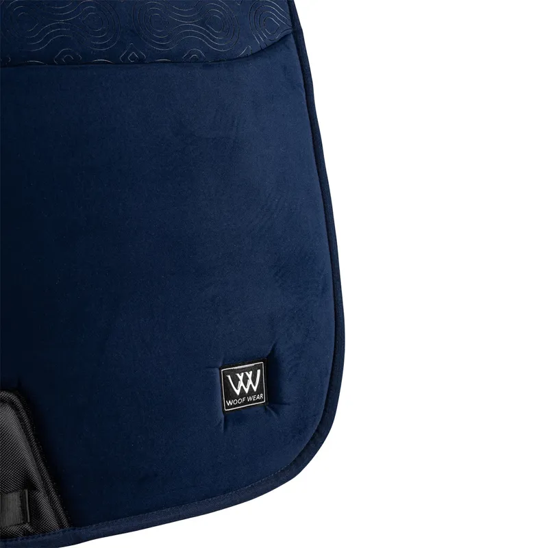 Woof Wear Elite Comfort Dressage Saddlecloth - Navy-1