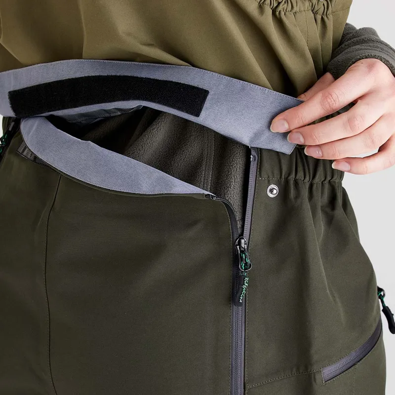 Ridgeline Agri Pro Womens Work Bib and Braces - Deep Forest-8