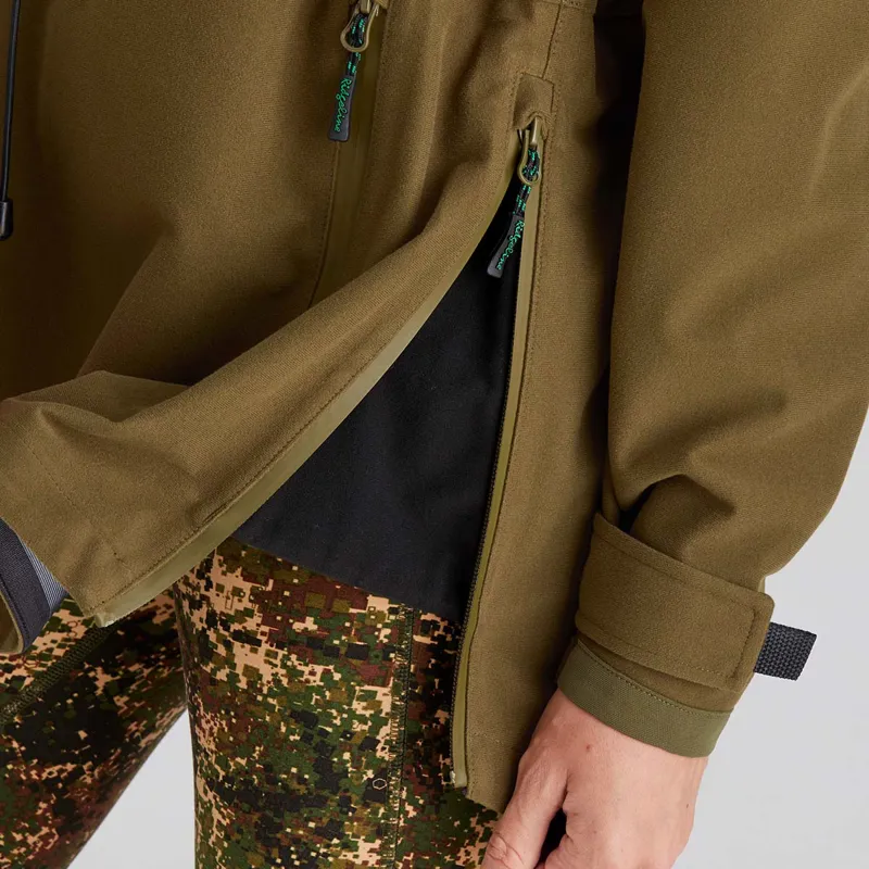 Ridgeline Monsoon Classic Womens Waterproof Smock - Teak-4