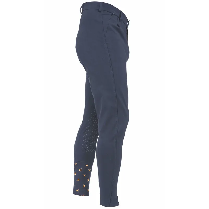 Aubrion Walton Junior Boys Knee Grip Breeches - Navy-1