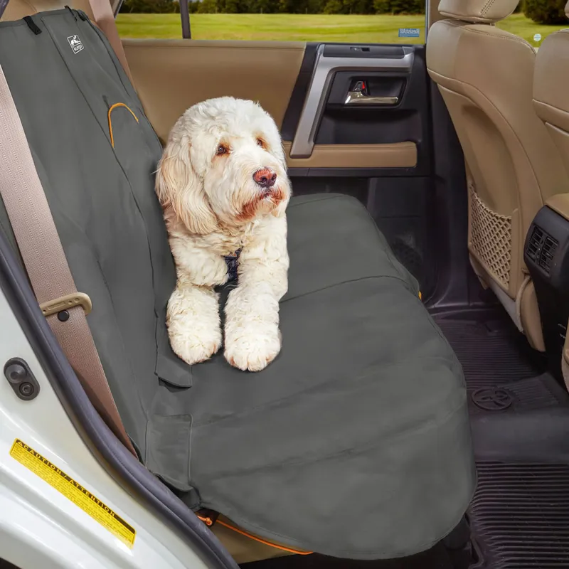 Kurgo Wander Bench Seat Cover - Charcoal