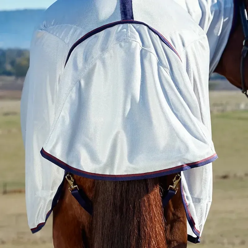 WeatherBeeta ComFiTec Airflow II Combo Neck Fly Rug - Grey/Navy-6