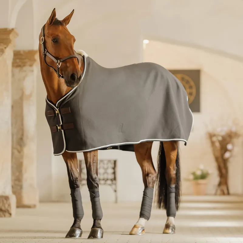 Kentucky Wellington Leather Headcollar - Black-3