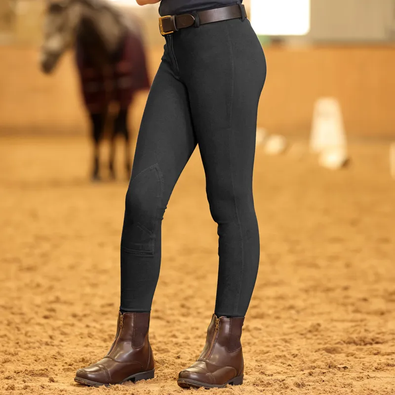 Wessex Maids Junior Jodhpurs - Black-1