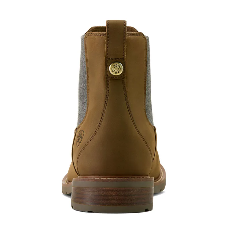 Ariat Wexford Mens Waterproof Chelsea Boots - Palm Brown-2