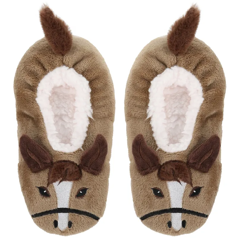 Sockshop Wild Feet Junior Footsie Slippers - Horse